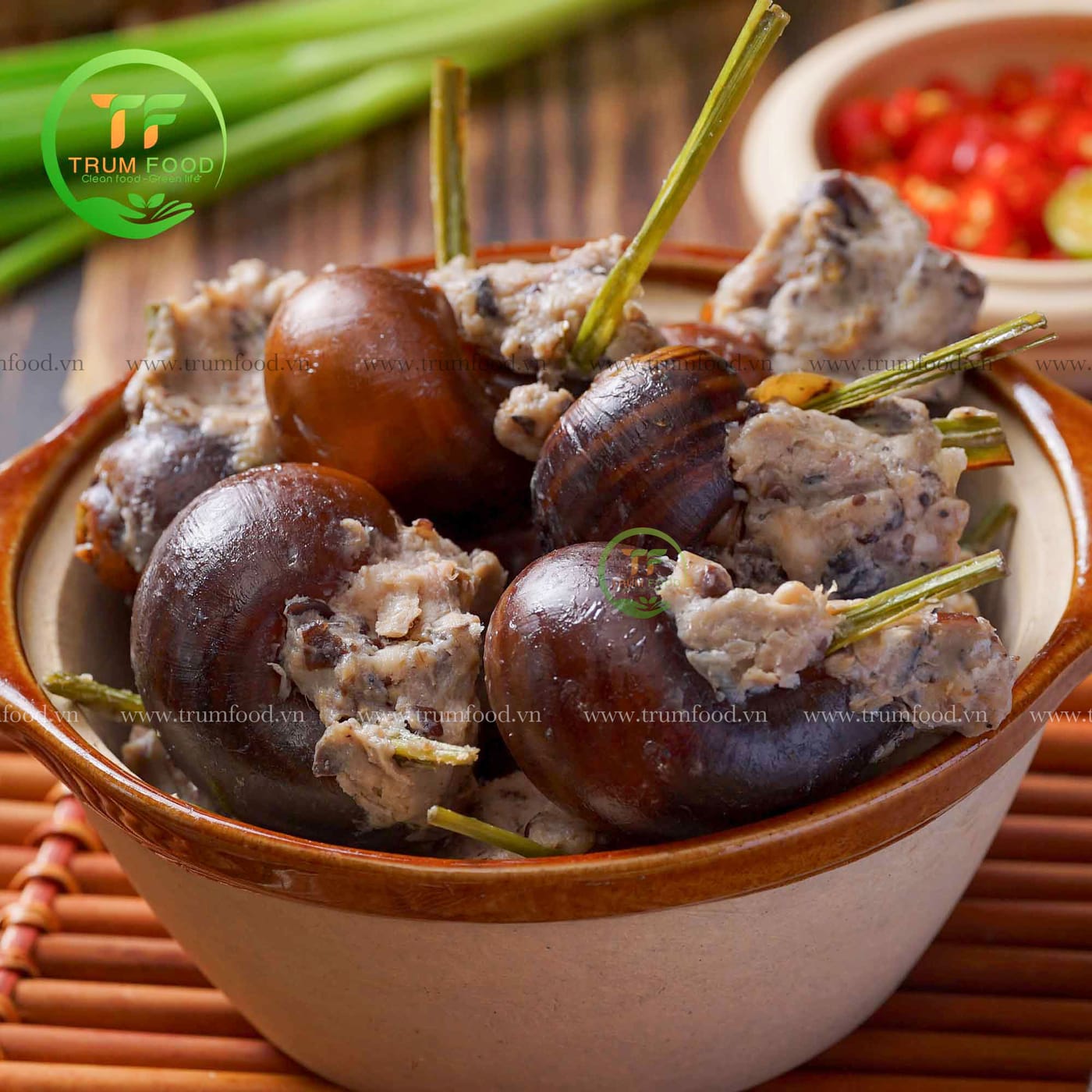 Ốc bươu nhồi thịt