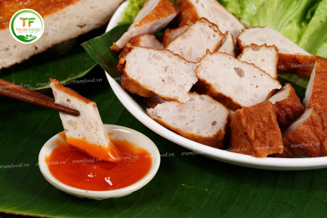 chả mỡ chiên