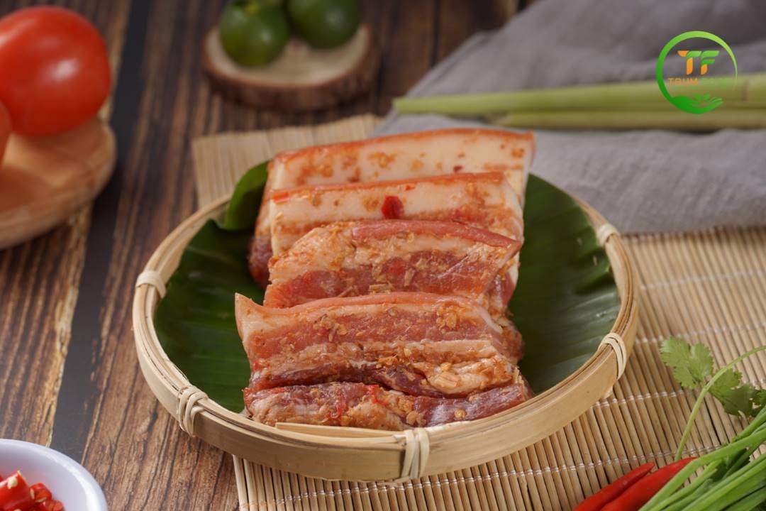 thịt ba chỉ một nắng ngon