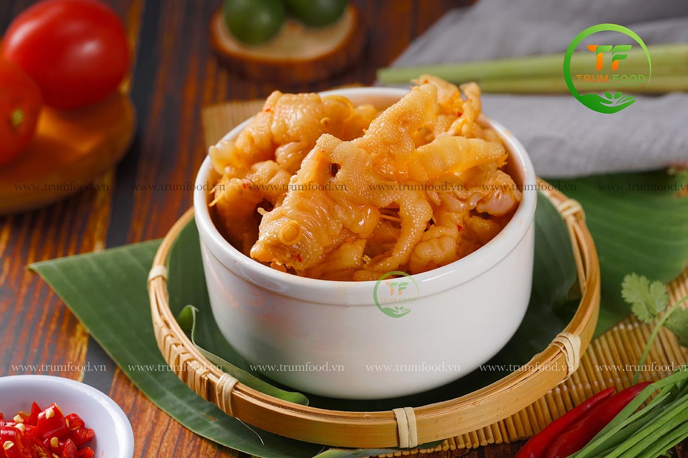 Chân gà sốt thái