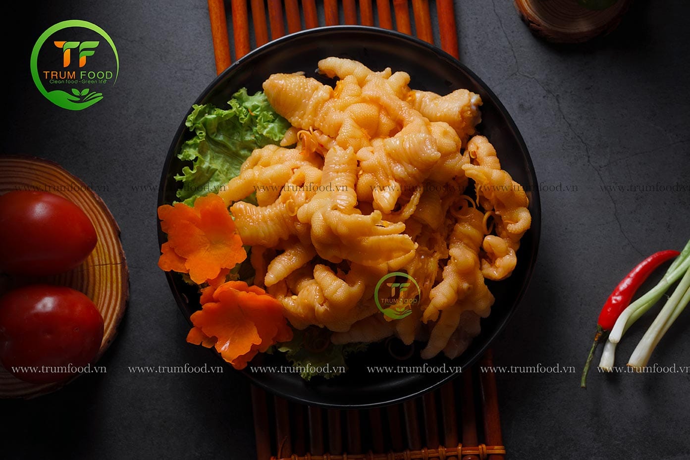chân gà sốt thái