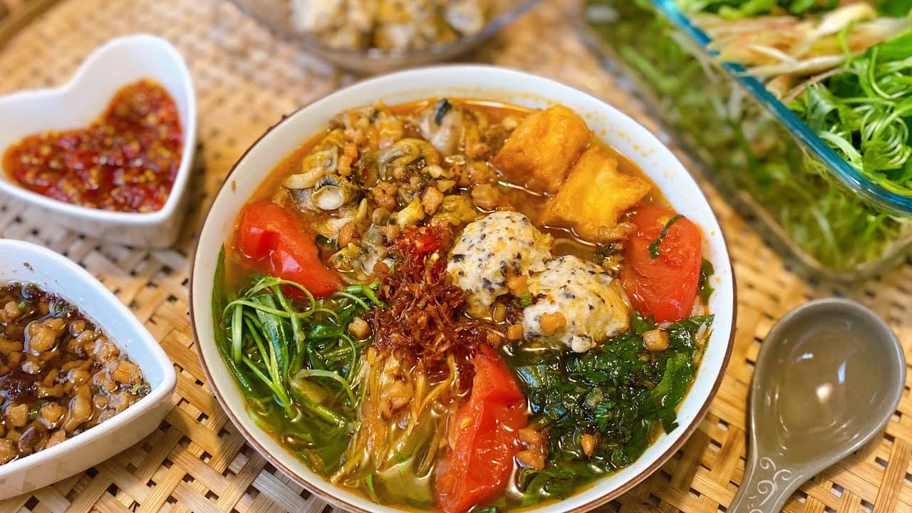bún chả ốc