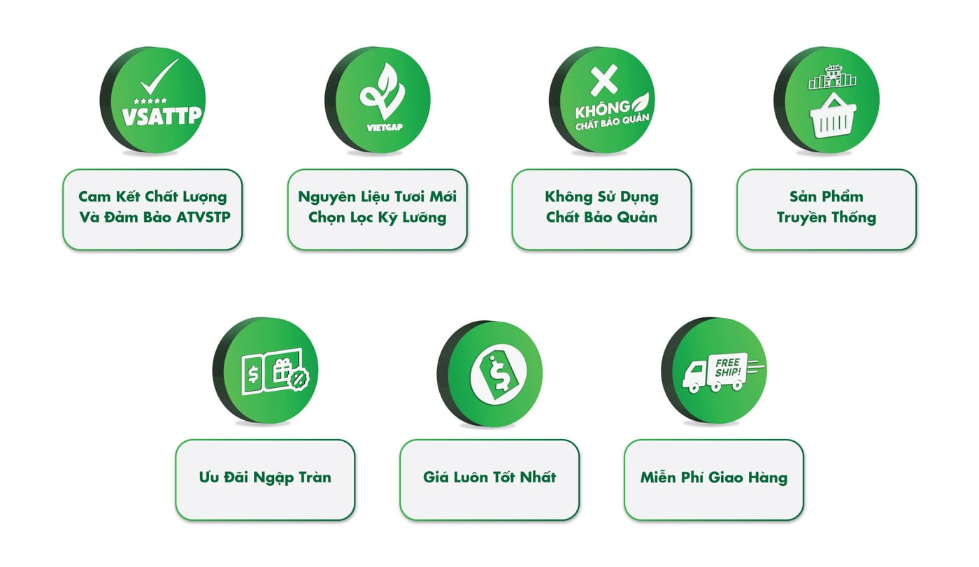 cam kết của trùm food