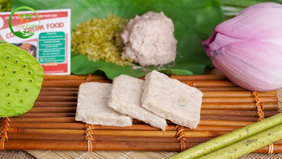 Chả cốm vuông