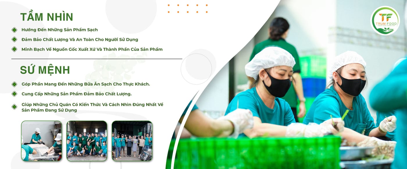 tầm nhìn - sứ mệnh Trùm Food