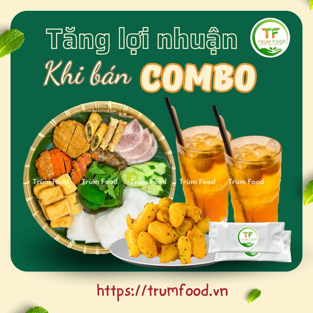 bán bún đậu theo combo